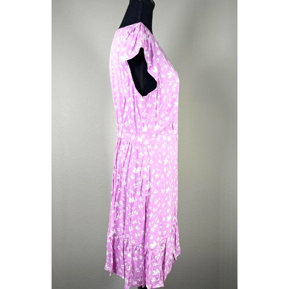 J Crew Pink Floral Print Dress - Picture 3 of 7